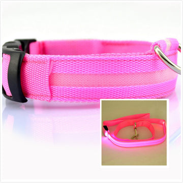 LED Dog Collar – Luminous, Rechargeable, Waterproof Light-Up Collar for Night Safety