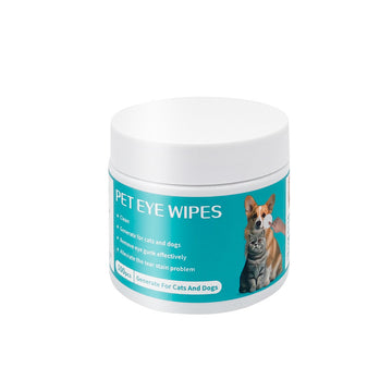 Gentle Cotton Eye Cleaning Wipes for Pets – Aloe & Chamomile, Safe & Soothing Daily Eye Care for Dogs
