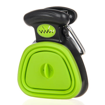 Portable Dog Poop Scooper with Built-In Bag Dispenser – Hands-Free, Expandable Design for Easy Cleanup