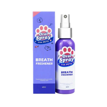 Pet Tooth Cleaning Spray – All-in-One Oral Care for Dogs & Cats, Freshens Breath & Reduces Tartar